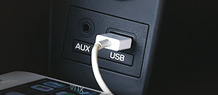 Cổng kết nối USB, AUX Hyundai Grand i10 sedan