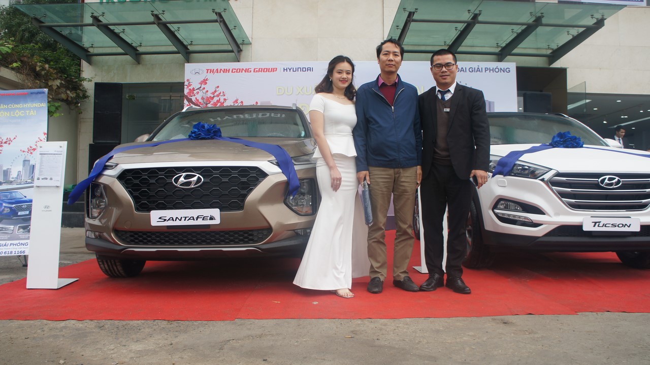 lái thử Hyundai Santafe 2019
