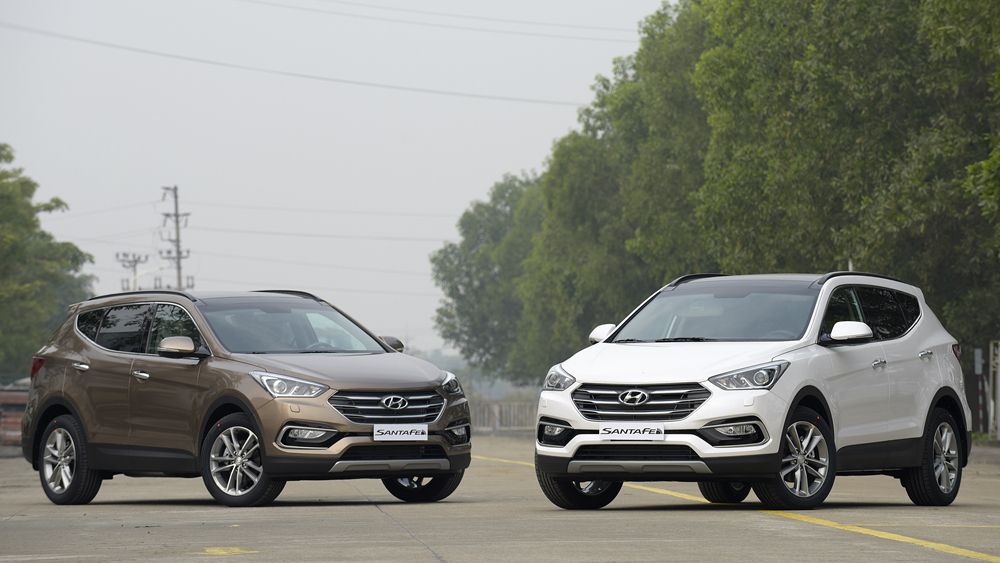 Chúc mừng chiếc Hyundai Santafe thứ 15.000 xuất xưởng 5 sa003