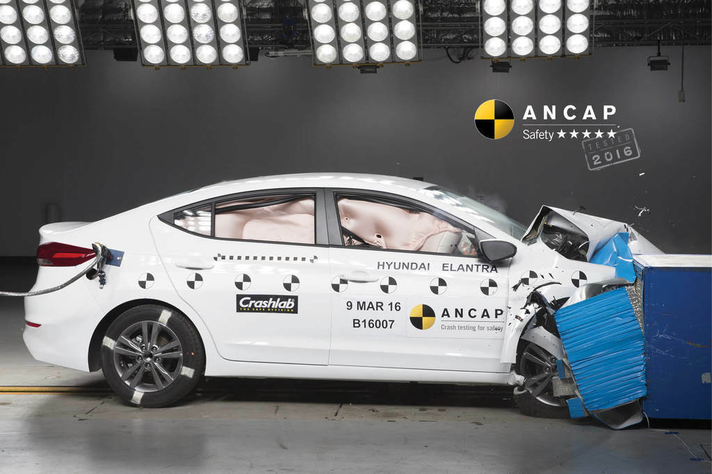 Hyundai Elantra 2016 Nhận Đánh Giá 5 Sao Về Mức Độ An Toàn Từ Ancap