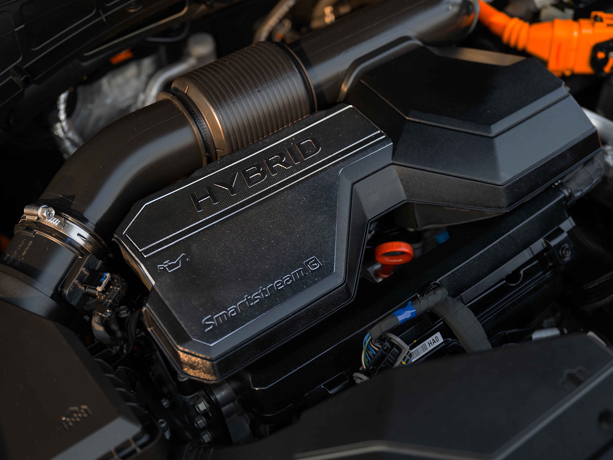 dong co turbo hyundai santa fe hybrid