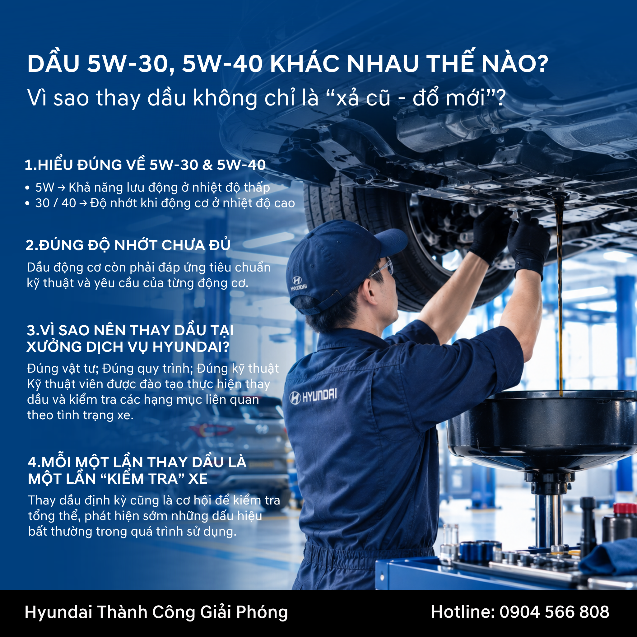 thay dầu ô tô